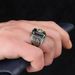 style Hot Texture Inlaid Selling Ethnic With Sea Blue Zircon Ring, Simple Ins Without Fading, Light Luxury Ring, Fading,_ipsvogv.com