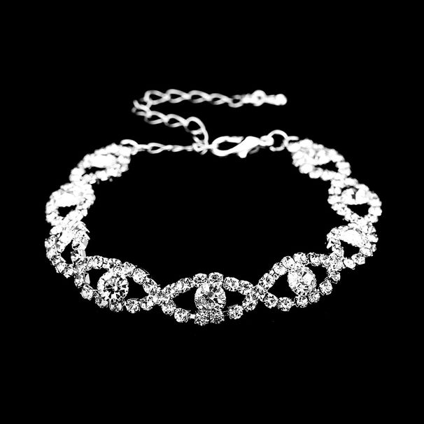 Unisex Women's Claw Chain Bracelet Version Full Of Rhinestones Versatile Accessories Jewelry_ipsvogv.com