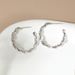 Earrings sterling silver round earrings simple fashion ins style jewelry earrings Korean women's high-end sense_ipsvogv.com