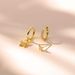 Women’s Jewelry Set Fashion Real Gold Brass Electroplating Inlaid Zircon Luxury Butterfly Pendant High End Ladies Earrings Set_ipsvogv.com