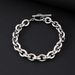Fashion OT Buckle Bracelet For Men High-end Stainless Steel Thick Chain Hip-hop Versatile Personality Jewelry_ipsvogv.com