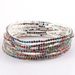 Ladies' 11 Color Diamond Studded Elastic Bracelet, Colored Zircon Rhinestone 10 Claw Chain Bracelet Set_ipsvogv.com