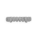 Hip Hop Grillz Set With 10 Teeth Micro-Pave Diamonds - Gold & Silver Plated Dental Jewelry Perfect For Halloween, Parties, And Rap Performances_ipsvogv.com