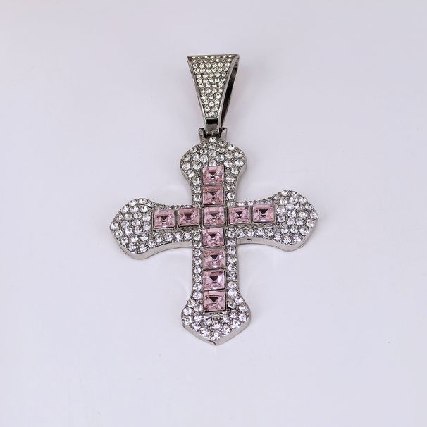 Unisex Jewelry Fashion New 15mm Diamond Pendant Alloy Necklace For Men And Women High Grade Hip Hop Style Cuban Chain_ipsvogv.com