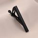 Dai Li Men's Short Silver Tie Clip Set Children's Tie Clip Black Simple Tie Cliop Fast Sale_ipsvogv.com