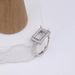 S Sterling Silver Men's Ring Set With Geometric Square Inlay Of Jadeite, Agate, And Jade_ipsvogv.com