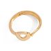 liquid Hammered Pattern Design Bracelet Spring Buckle Niche Wide Bracelet Braclet Ring Bracelet_ipsvogv.com