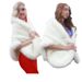 Women's Clothing Autumn and winter fox rabbit fur white bride wedding with wedding dress cheongsam warm wool shawl special _ipsvogv.com