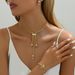 Women’s Jewelry Set Fashion Simple And Fresh Necklace And Earrings Set Inlaid With Diamonds Niche Design Clavicle Chain All Match Index Finger Ring_ipsvogv.com