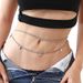 Fashion Artificial Rhinestone Body Jewelry Butterfly Women's Chain Belt Cute Butterfly Belly Button Chain Bikini Waist Chain_ipsvogv.com