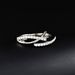 Sheen New Cross Irregular Design Ring Opening Adjustable Women's Classic niche r8152_ipsvogv.com