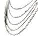 Men's Jewelry Chain Square Pearl Titanium Steel Necklace Hip Hop Simple Fashion All Match Sweater Chain Diy Accessories Do Not Fade_ipsvogv.com