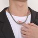 fashion domineering emperor chain titanium steel chain jewelry necklace men's handmade chain multi size section chain necklace_ipsvogv.com