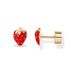 Women’s Jewelry Set Fashion Niche Design Sweet And Cute Cherry Strawberry Shaped Earrings For Women Small Fresh Earrings_ipsvogv.com
