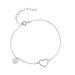 Women's Jewelry S925 Sterling Silver Simple And Versatile Love Bracelet Niche Temperament Jewelry Personality Fashion Hollow Heart Shaped Hand Jewelry_ipsvogv.com