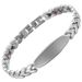 Simple wheat ear men's titanium steel bracelet jewelry anti static negative ion bracelet women's magnetic therapy bracelet_ipsvogv.com