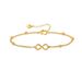 Real gold electroplated thin chain anklets color retaining and stackable arrow design minimalist INS animal butterfly anklet_ipsvogv.com