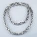 Heavy Men's 10mm width Stainless Steel Original Color no Buckle Solid Chain Necklace Very Long 47~59 inch_ipsvogv.com