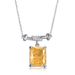 new Product S925 Silver Ice Flower Cut High Carbon Diamond Necklace Fashionable Simple Geometric Sugar Cube Clavicle Chain Female_ipsvogv.com