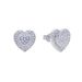 Women's Jewelry Heart Shaped Zircon Earrings Niche Design High End Earrings Accessories_ipsvogv.com