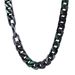 Men's Jewelry Necklace Jewelry Green Ghost Diamond Necklace Versatile Titanium Steel Cuban Chain Hip Hop Jewelry_ipsvogv.com