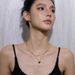 Women's Jewelry Retro Double Layered Black Agate Love Necklace Light Luxury High End Design Elegant Temperament Clavicle Chain_ipsvogv.com