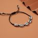 Bohemian hand woven rope 5 shell anklet beach foot ornaments_ipsvogv.com
