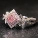 Cao Shi's new accessories creative cross winding powder diamond zircon ring women's daily accessories_ipsvogv.com