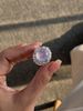 Light Luxury, High-end, Clear Cool, Inlaid With Zircon Purple Ring, Fashionable And Versatile, Trendy Index Finger Ring_ipsvogv.com