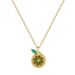 Fruit 【 】 Lemon Light Luxury Charm Gorgeous Full Diamond Necklace Women's Versatile Clavicle Titanium Steel Chain 【 】_ipsvogv.com