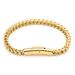 Minimalist Trendy Style Stainless Round Dragon Bone Chain Men's Titanium Steel Polished Bracelet_ipsvogv.com