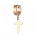 high quality cross titanium steel ear clips fashionable ear bone clips punk ear studs stainless steel trendy earrings_ipsvogv.com