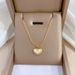 【 Whole Body Titanium Steel 】 Love Fritillaria Minimalist Gold Necklace In The Furnace For Women's Ins Mesh Red_ipsvogv.com