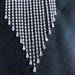Fashion super flash rhinestone long tassel necklace ladies personalized fashion crystal large necklace_ipsvogv.com