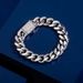 Ins New Box Jewelry Buckle Cuban Bracelet Inlaid Zircon Real Gold Electroplated Hip Hop Men's Bracelet_ipsvogv.com