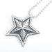 Street Dance Hairstylist DJ Singer Rap Hip-hop Punk Pentagram Pendant Titanium Steel Men's And Women's Necklace Sweater_ipsvogv.com