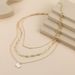 Simple And Fashionable Multi Layer Metal Disc Pendant Necklace Personality Women's Necklace Popular Jewelry_ipsvogv.com