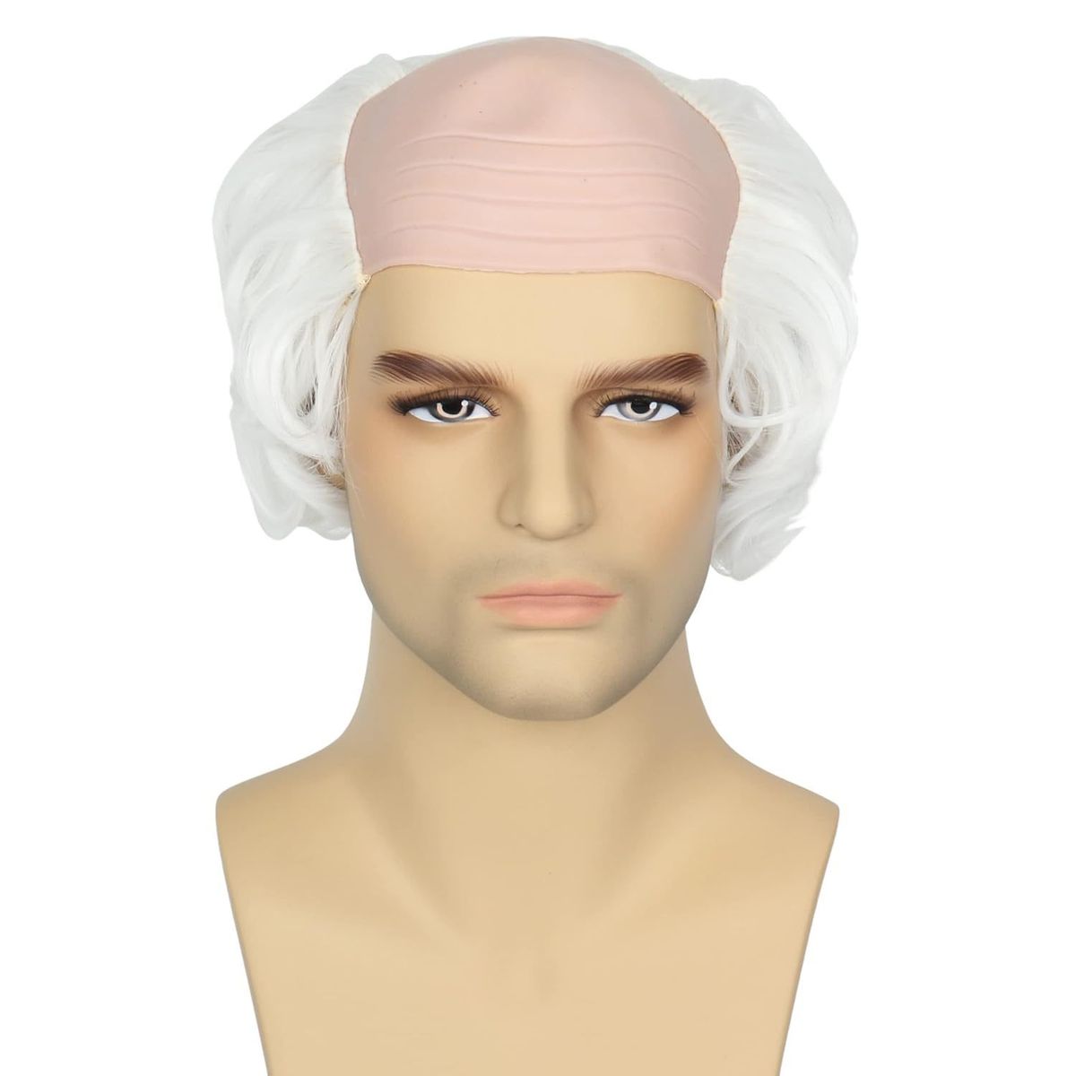 old man bald wig funny bald wig bald men's wig children's performance props_ipsvogv.com