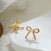 Unisex Pearl Diamond Earrings Mini Bow Light Luxury High End Full Diamond Zircon Earrings_ipsvogv.com