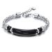 Natural For Men Trendy Fashion Personality Cool Titanium Steel Chain Spliced Tiger Eye Stone Men's Bracelet_ipsvogv.com