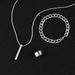 Creative simple temperament men's zinc alloy series jewelry suit_ipsvogv.com