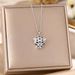 Hip Hop Leopard Head Titanium Steel Necklace Women's Micro Set Pendant Personalized And Fashionable Collar Chain Jewelry_ipsvogv.com