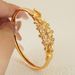 Women's Charm Inlaid Zircon Gold Dubai Flower Shining Bracelet Ethiopia Hawaii Jewelry_ipsvogv.com
