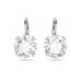 Black And White Round Cut Teardrop Shape Bella Earrings For Women Elements Crystal Earrings_ipsvogv.com