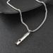 Outdoor Emergency Whistle Pendant Unisex Simple Sier Color Sweater Necklace For Women Men Jewelry Gifts_ipsvogv.com