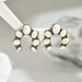 Popular Bohemian Style Women's Earrings Personalized Retro Gemstone U Shaped Earrings Versatile High End_ipsvogv.com