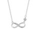 hot selling 8 character love infinity necklace high end simple Mobius infinity symbol necklace_ipsvogv.com