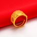 New Sand Gold Plated Jewelry Open Mouth Men's Smooth Sailing And Good Luck Ring_ipsvogv.com