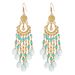 Women’s Jewelry Set Fashion Long Tassel Ethnic Style Earrings For Women Retro Design Slim Water Drop Hollow Exaggerated Tassel Earrings_ipsvogv.com