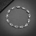 Cloud Brocade Cross Shaped Colorful Jewelry Zircon Seven 11 Color Optional Women's Bracelet_ipsvogv.com